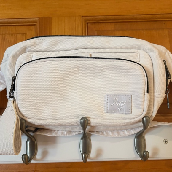 lug Handbags - Lug White Hitch Sling/Belt Bag. In Great condition!